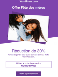 Promo fête des mères